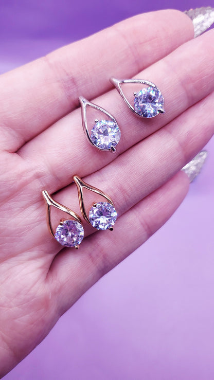 Allure Crystal Stud Earrings