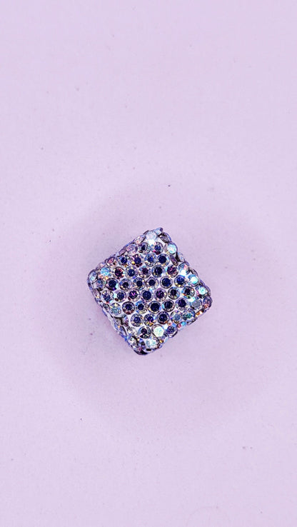 Crystal Cube Stacking Charm
