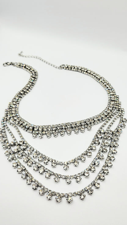 Layered Crystal Necklace
