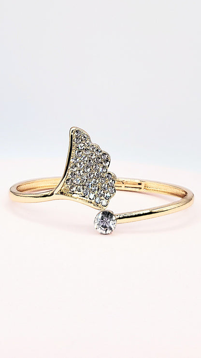 Crystal Stacking Bangles Stainless Steel