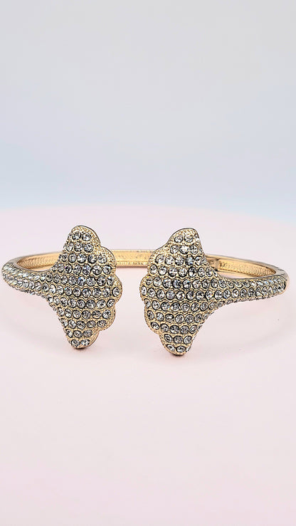 Crystal Stacking Bangles Stainless Steel